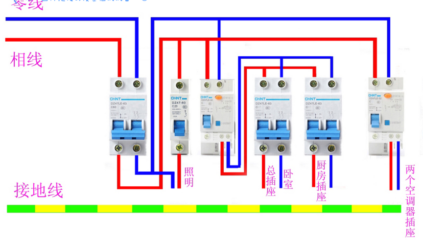低压配电箱室内电气接线图的相关图片