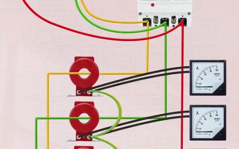 低压配电箱带电流表接线的相关图片