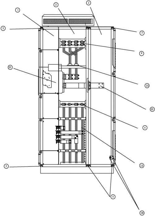低压配电箱的结构的相关图片