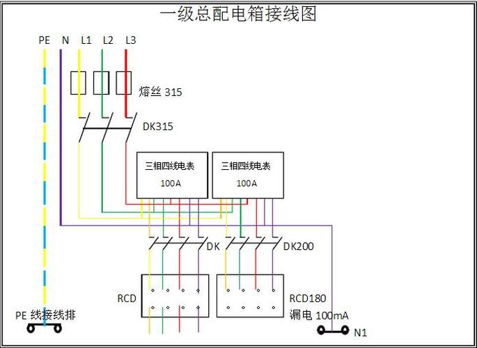 衢州低压配电箱接线图的相关图片